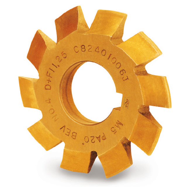 Involute form milling cutter